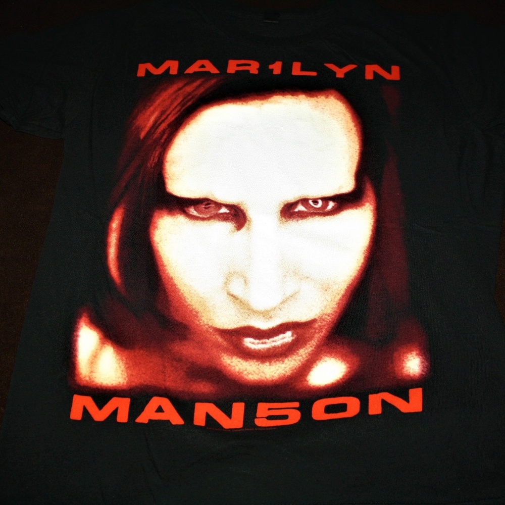 MARILYN MANSON VINTAGE INSPIRED L SHIRT